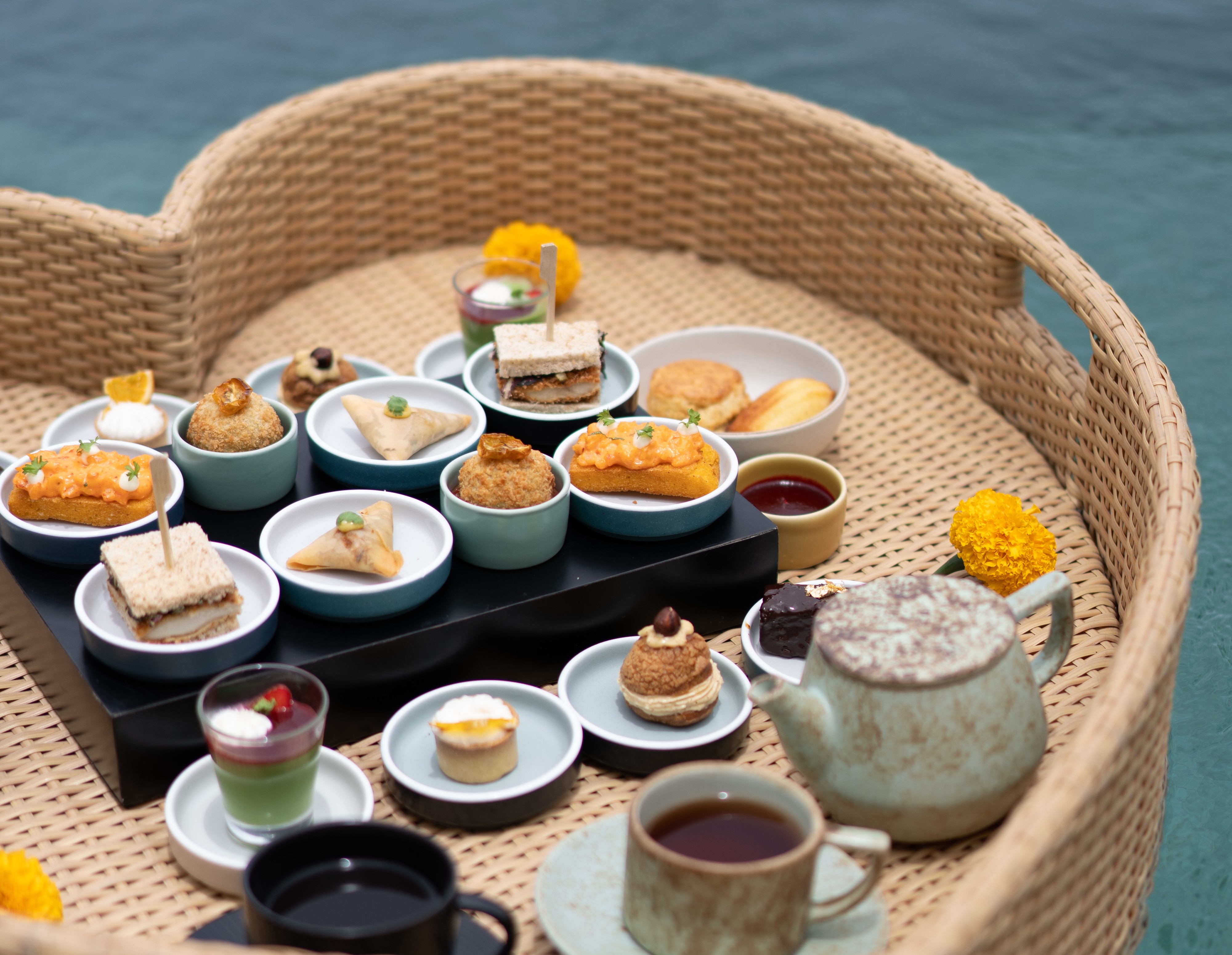 In-Villa Private Pool Floating Afternoon Tea
